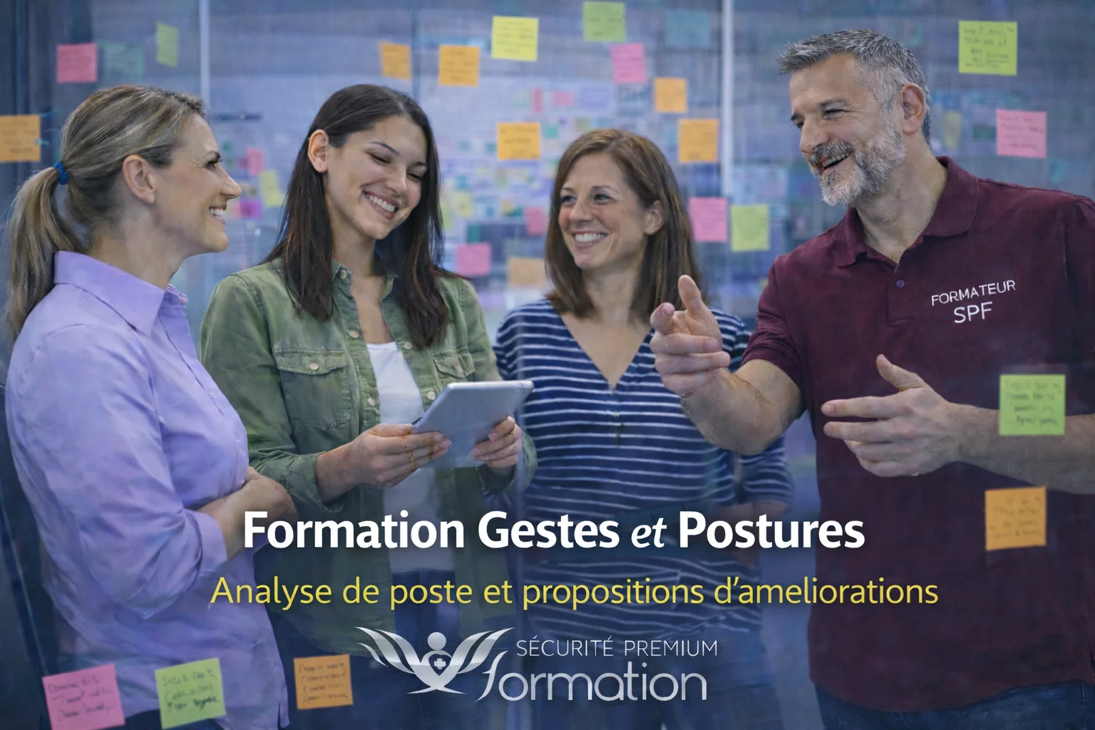 Les stagiaires prennent part à une lecture détaillée de leurs postes à Dammarie-les-Lys afin d’ajuster les pratiques professionnelles.