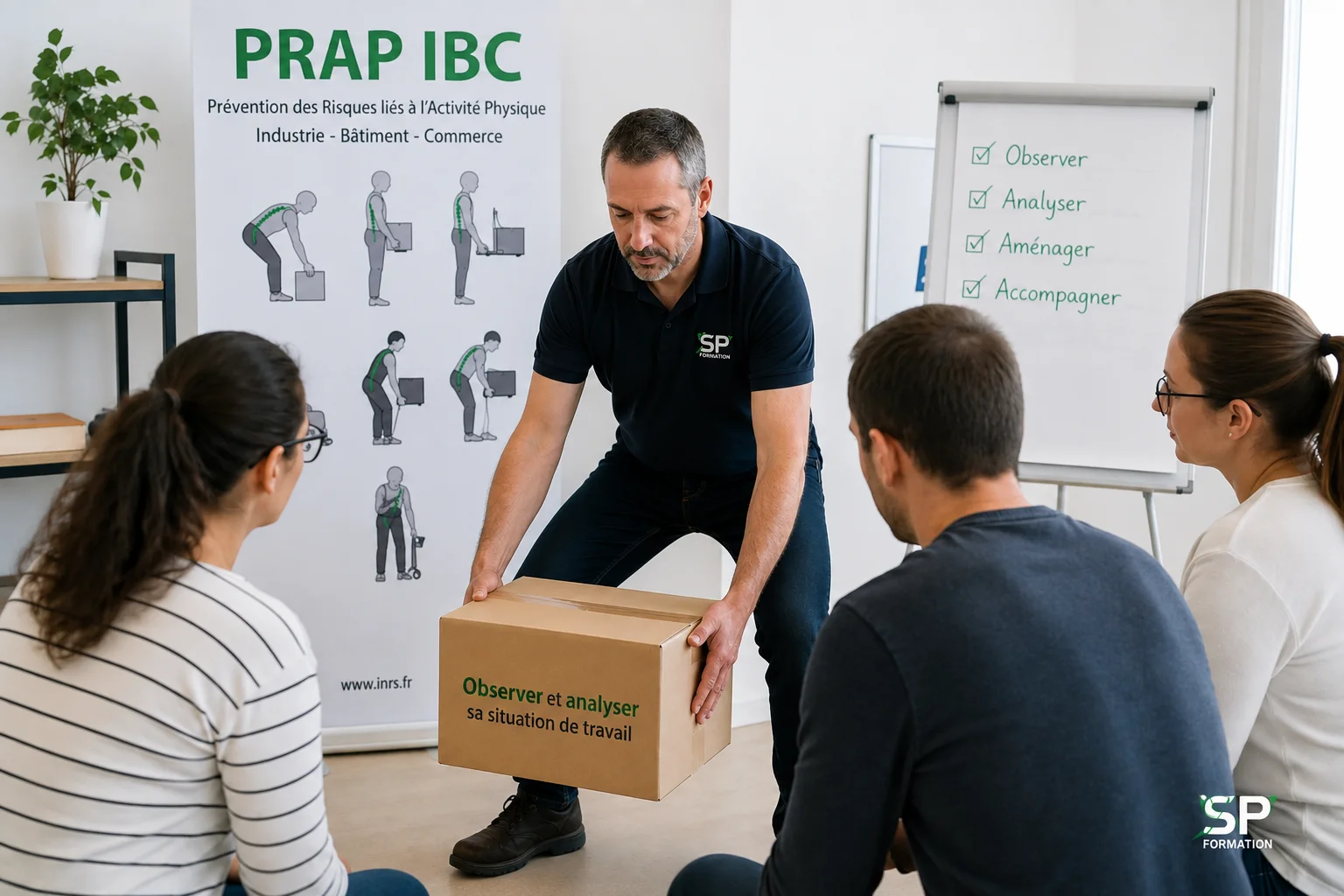 Formation PRAP IBC : observer et analyser les gestes de travail sur un poste réel