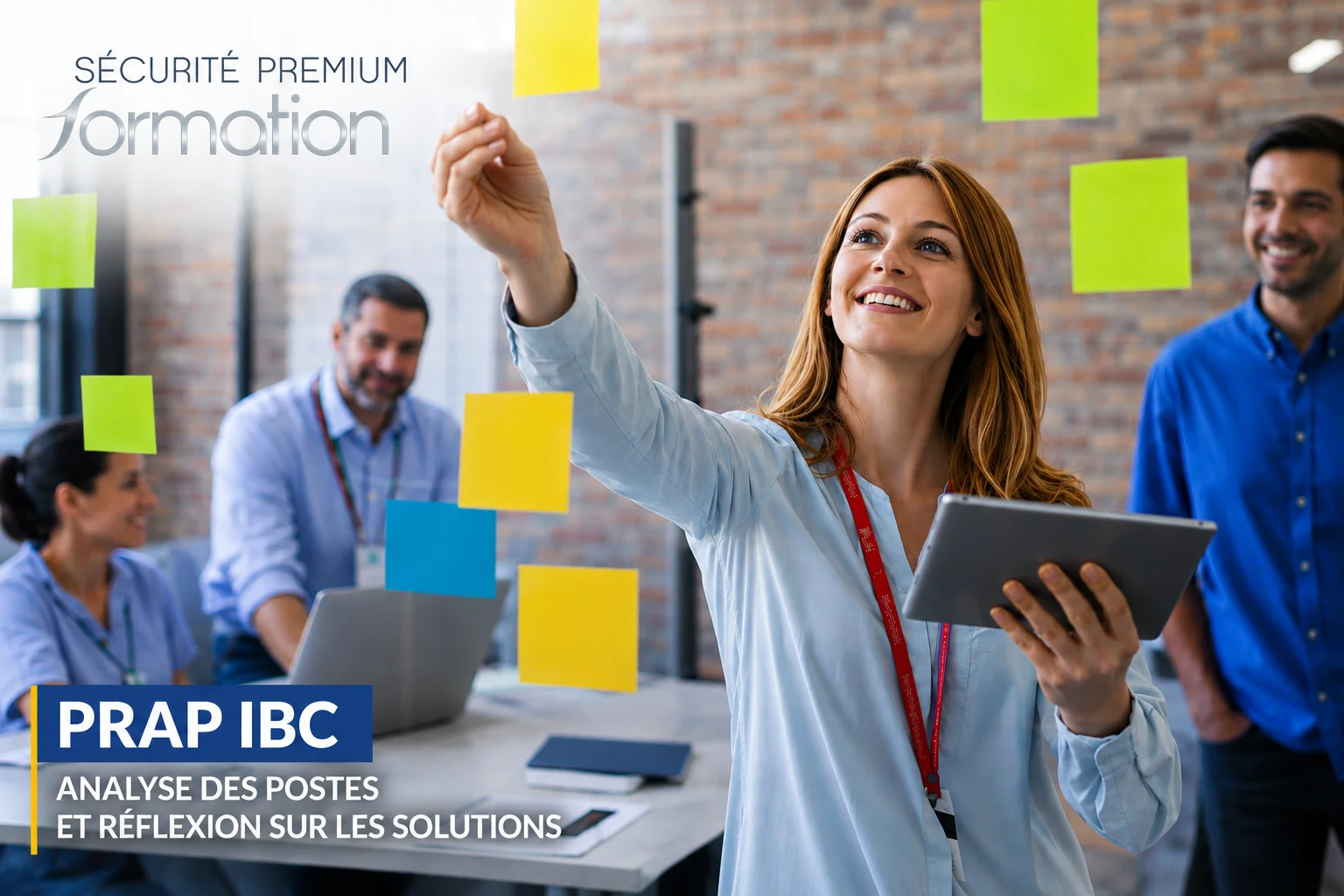 Recherche collective de solutions de prévention lors d'une formation PRAP IBC